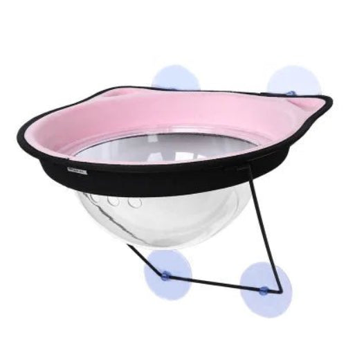 Hamac chat fenêtre FéliFeutreVitro™ rose