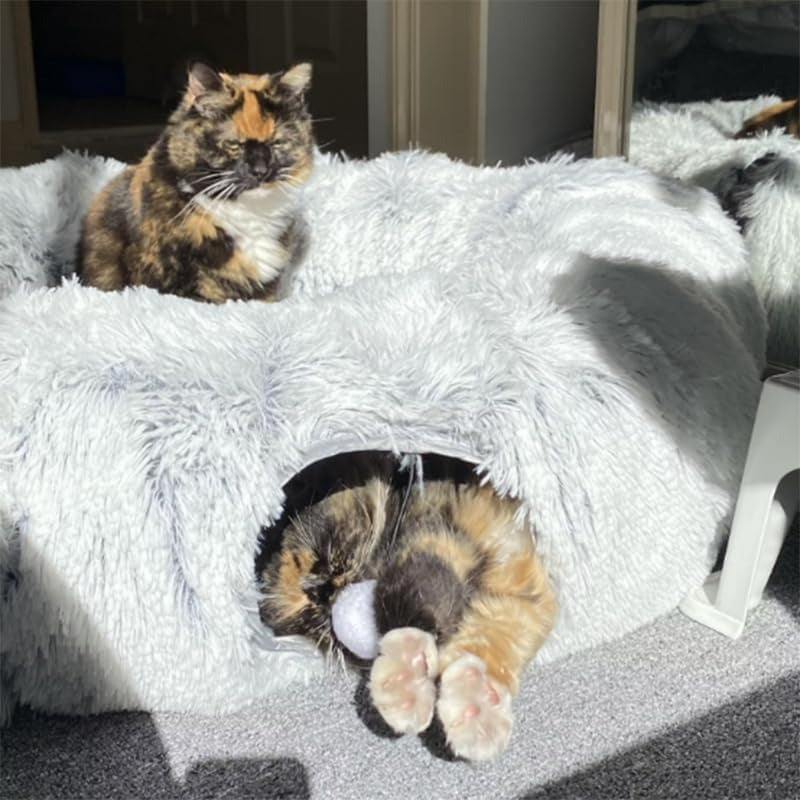 Niche pour chat FluffyTunnel acceuillant