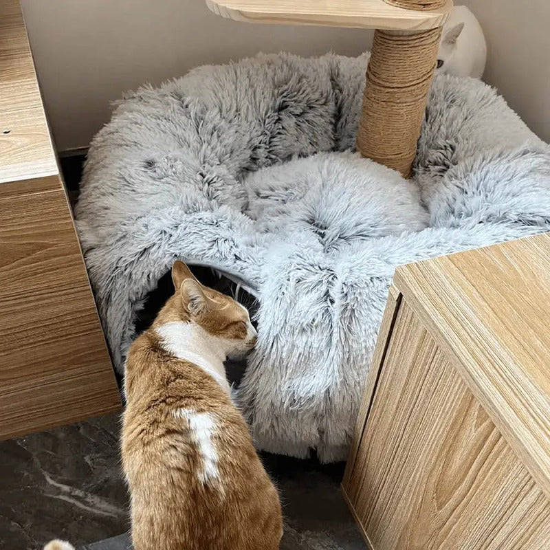Niche pour chat FluffyTunnel arbre
