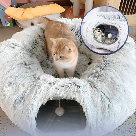Niche pour chat FluffyTunnel jeux