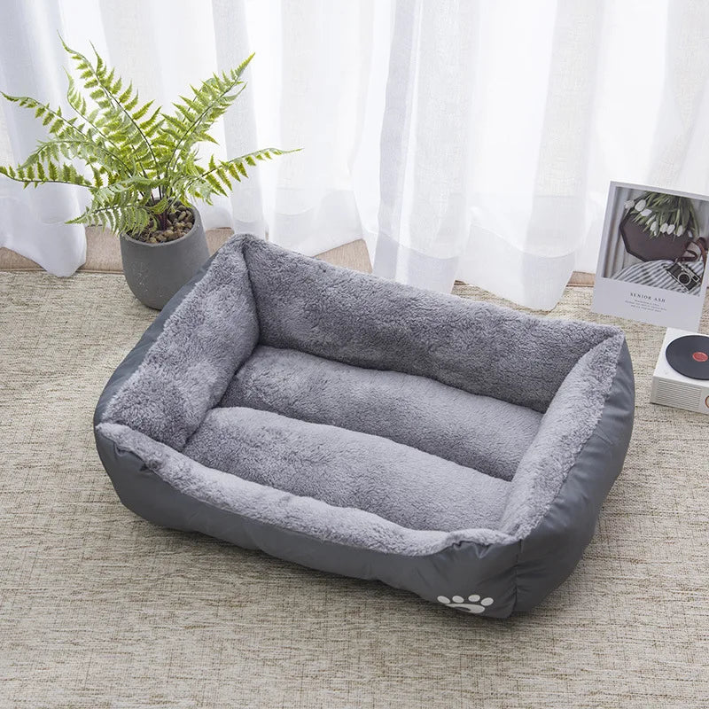 Panier Chat NidConfoVelour™ gris