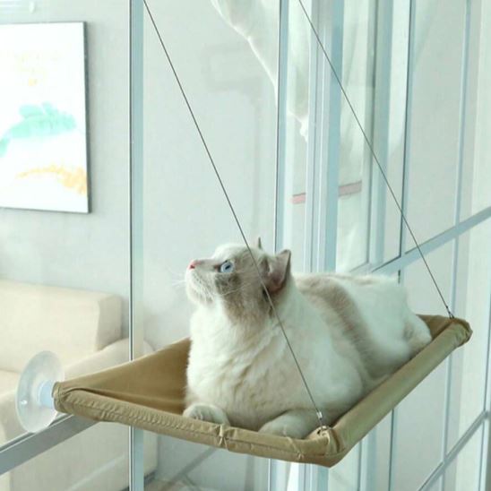 Hamac Chat - PetCatHangingBedâą - Jaune Clair - SommeilChat.com