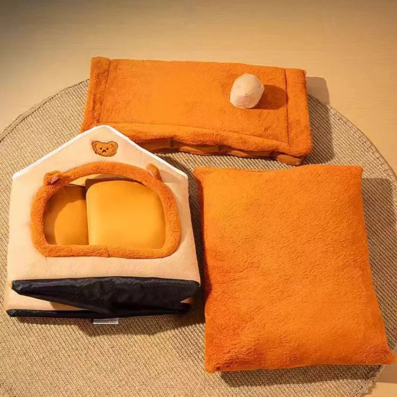 Maison Chat - PetCoconâą - Marron - Sommeil Chat