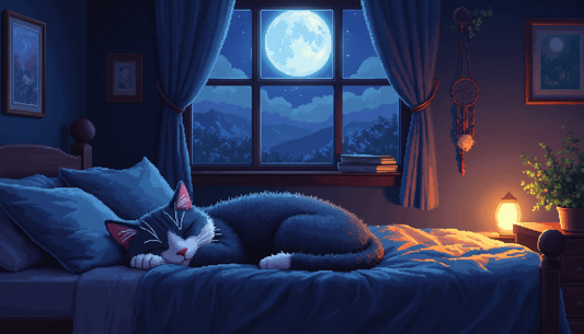 Le bpnheur du chat et son sommeil