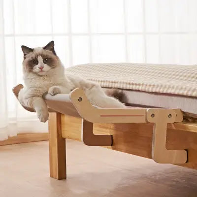 Hamac pour chat CatHammock rose gris observe