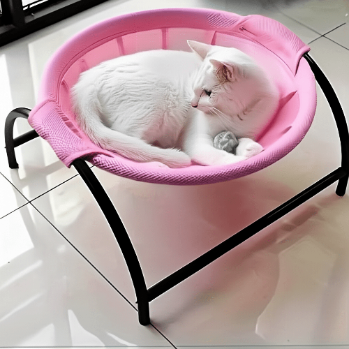 Hamac pour chat NomadeChat™ rose