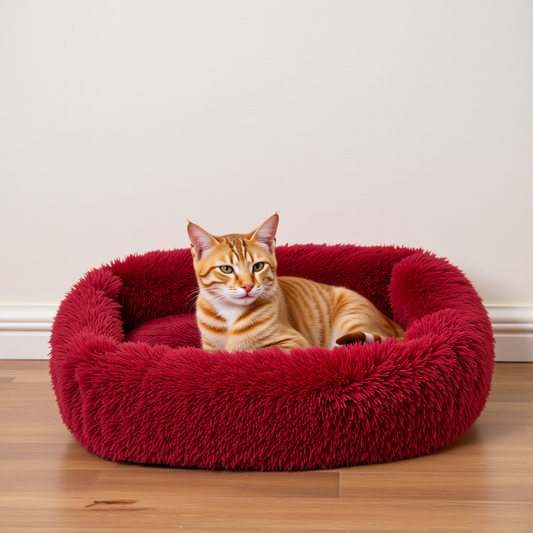 IA Panier pour chat à peluche longue CatPlushMat™