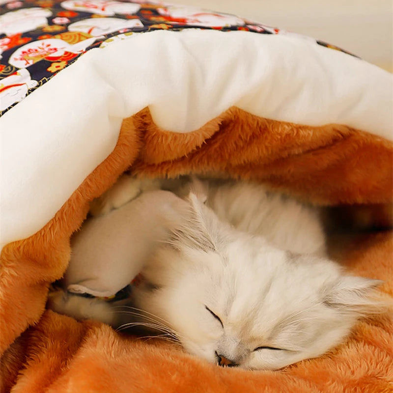 Lit pour chat WabiPlush™ douillet