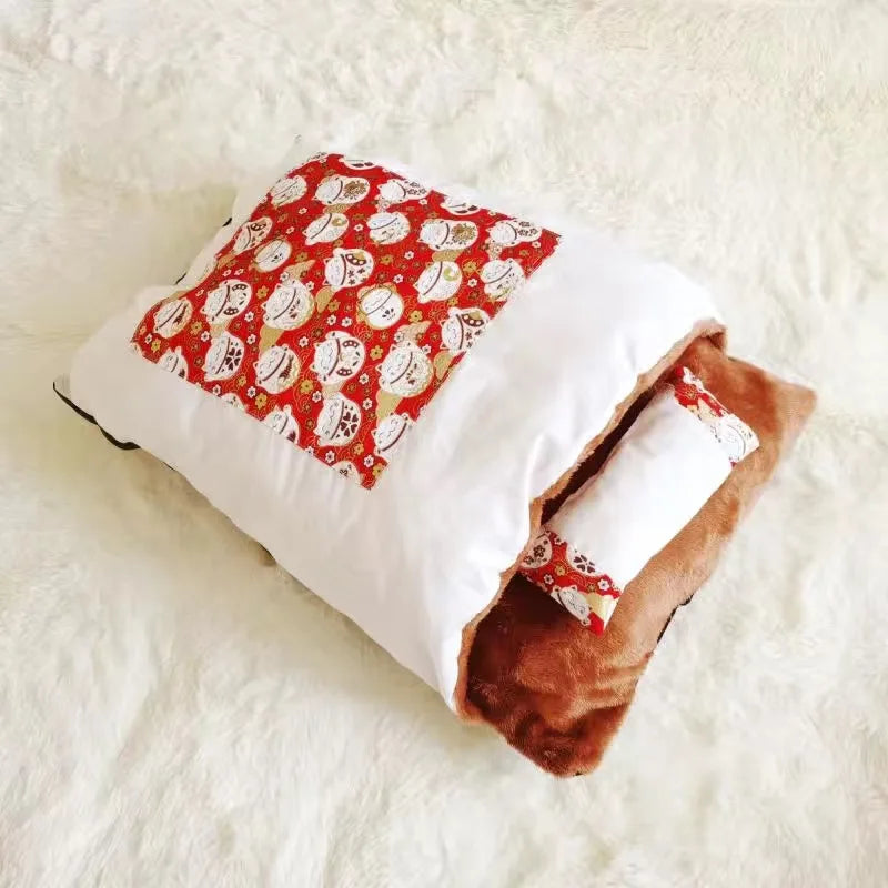 Lit pour chat WabiPlush™ rouge