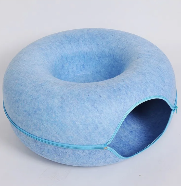 Niche pour chat ChatCondo bleu