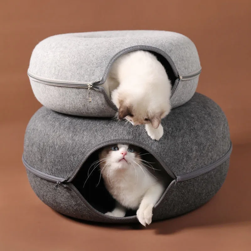 Niche pour chat ChatCondo chats curieux jeux