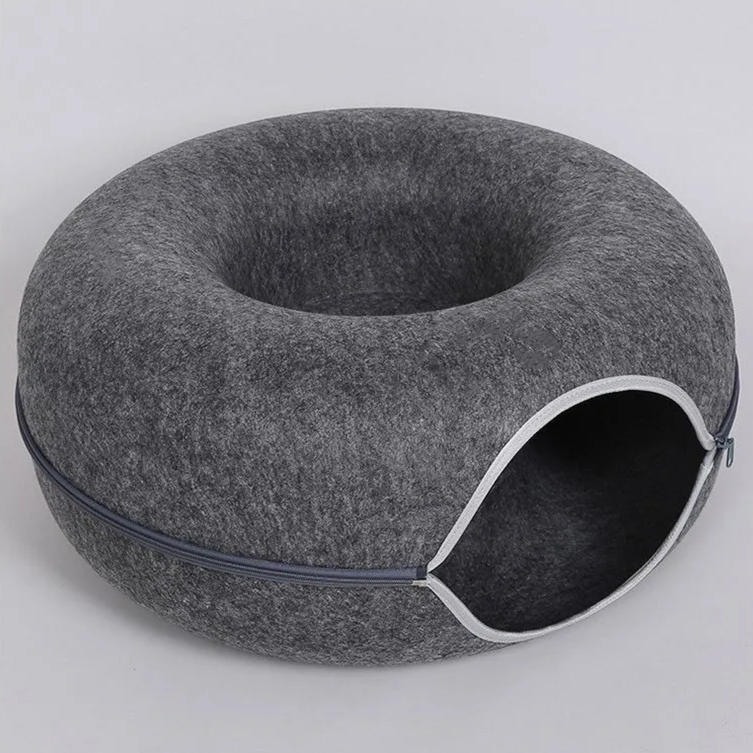 Niche pour chat ChatCondo gris fonce