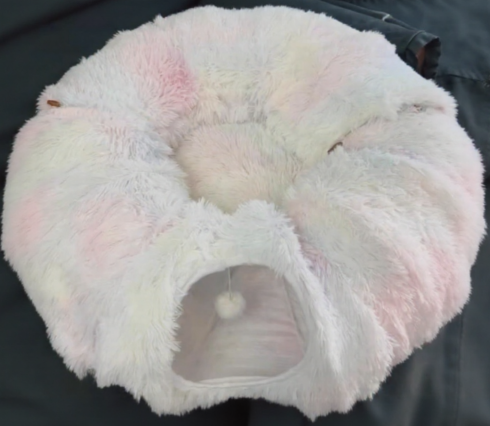 Niche pour chat FluffyTunnel arc en ciel