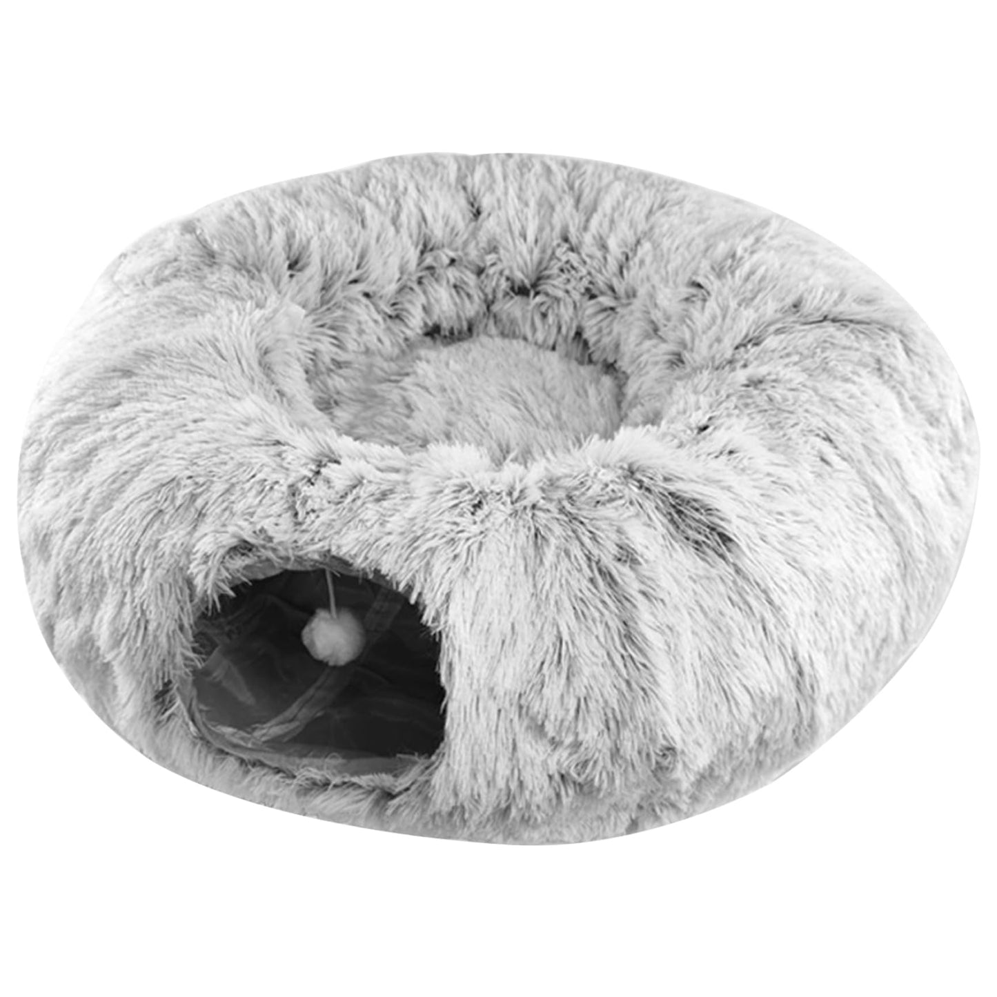 Niche pour chat FluffyTunnel gris