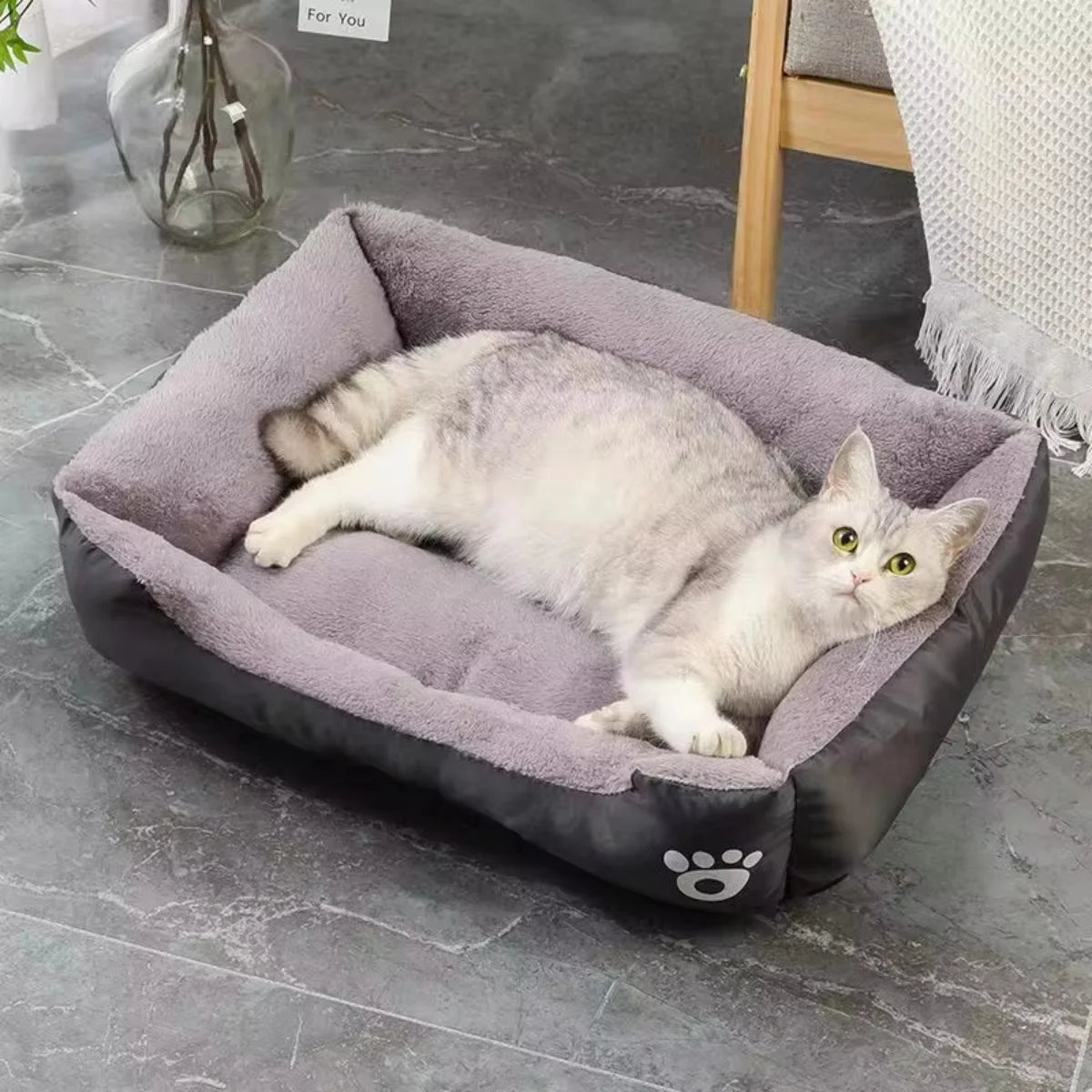 Panier Chat NidConfoVelour™ sapcieux