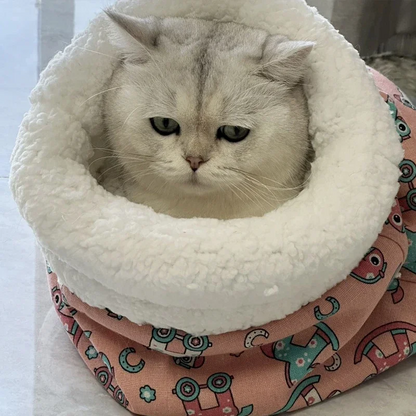 Panier chat CatSleepingBag™ principale Rose Debout