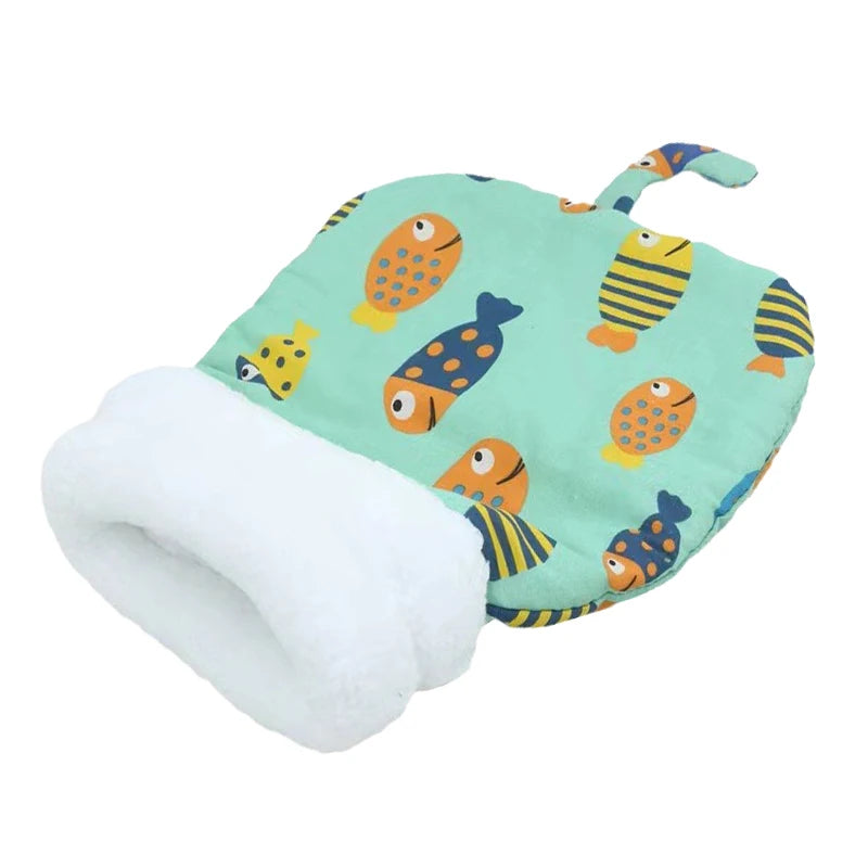 Panier chat CatSleepingBag™ poisson vert
