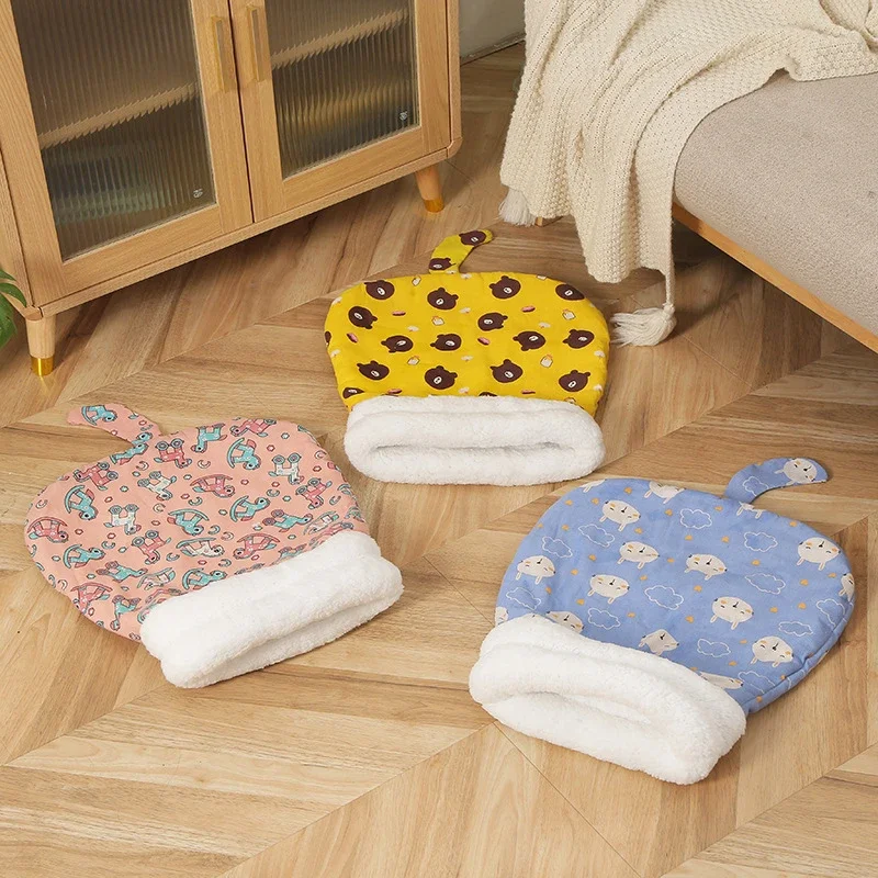 Panier chat CatSleepingBag™ rose jaune bleu