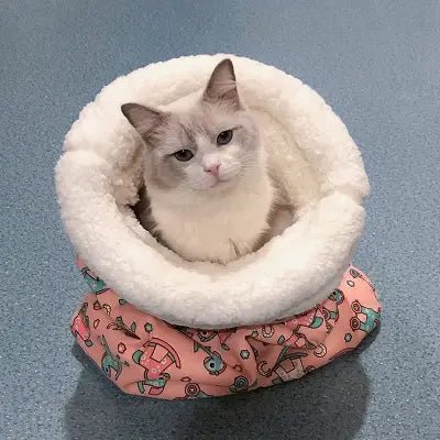 Couchage Chat - CatSleepingBag™ - Rose - SommeilChat.com