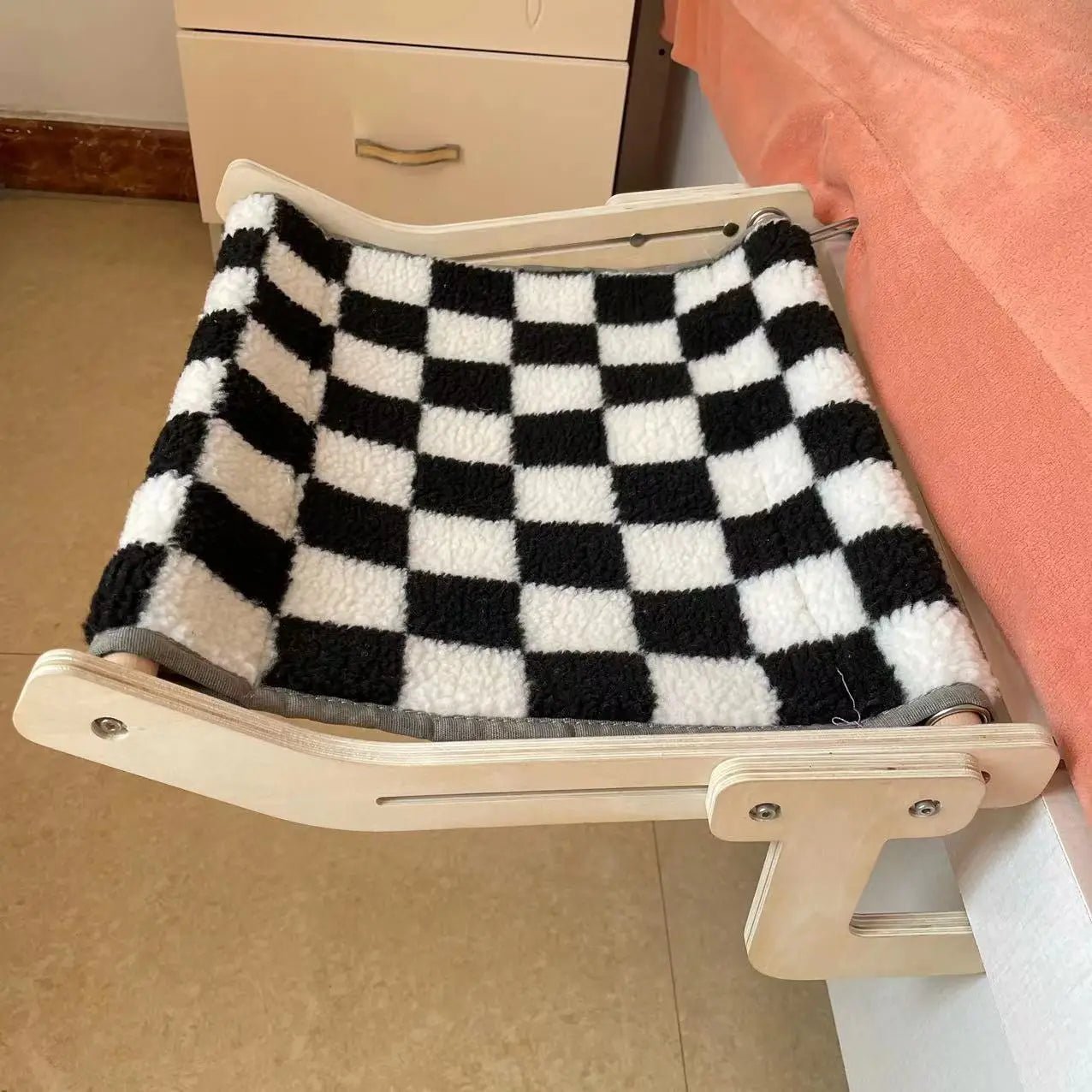 Hamac Chat - CatHammock™ - Carreaux - Sommeil Chat