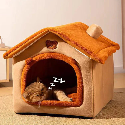 Maison Chat - PetCocon™ - Marron - Sommeil Chat