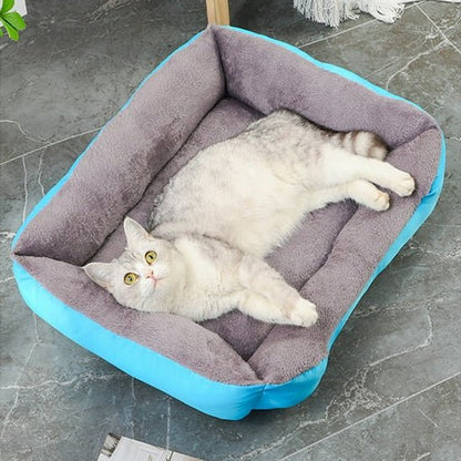 panier chat nidconfovelour™ bleu 