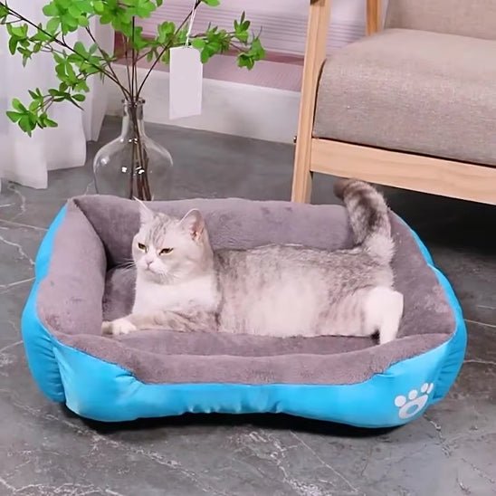 panier chat nidconfovelour™ bleu 